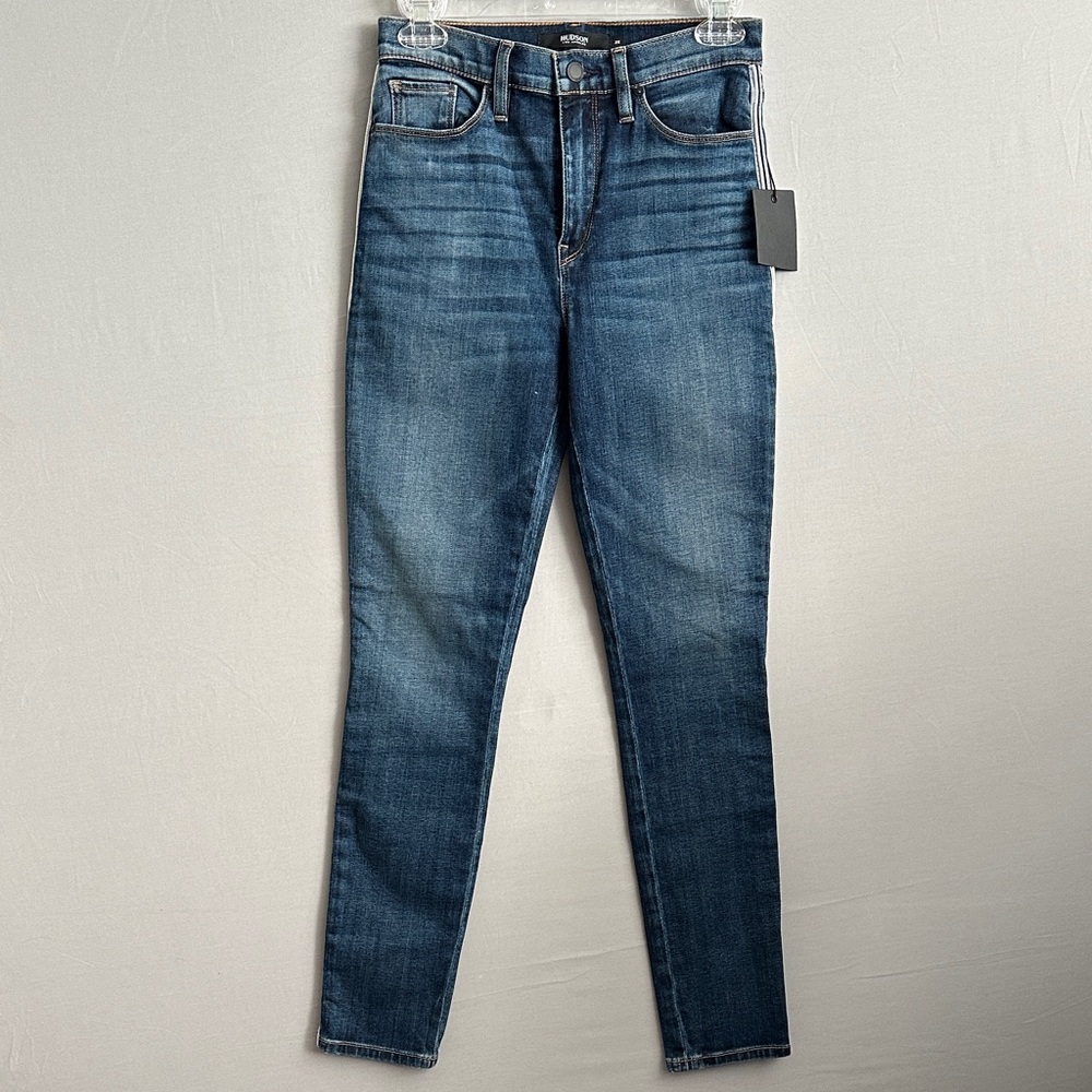 Hudson Women’s Size 25Barbara High Waist Skinny Stripe Skinny Jeans